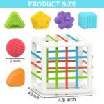 Anubhav Janni Shape Sorter Toys For Kids Shapes Montessori Toddler Soothing Kids Interactive Early Educational Sorter Toy Kids Baby Preschool Wooden Plastic Box (Pack Of 1 Pcs) - Image 5