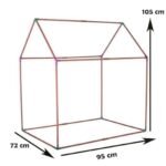 Anubhav Janni Pink Doll Tent Colorfull And Light Weight Children Play House Years Old Kids Girls Boys Foldable Toys Indoor Outdoor Lightweight Toy Colorful Home Birthday Gift (Pack Of 1 Pcs) - Image 5