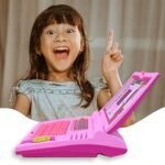 Anubhav Janni Pink Laptop Learner Learning Interactive ABC Words Numbers Games Toy laptop Toy Kids Learning Laptop  Baby Computer Children Interactive Electronic Toddler Study (Pack Of 1 Pcs) - Image 5