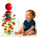 Anubhav Janni Mary Go Jhoomer Merry Round Hanging Toy For New Born Baby With Musical Spinning Kids Colorful Rotating Ferris Wheel Lights And Music Educational Sensory Boys Girls (Pack Of 1 Pcs) - Image 5