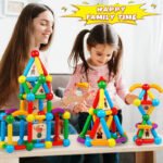 Anubhav Janni Magnetic Stick Building Block Sticks Blocks Kids Toys Boys Educational Stem Learning Magnet Balls Game Set Girls Jumbo Size Girls Magnetic Multicolor (Pack Of 1 Pcs , Set Of 26) - Image 5