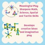 Anubhav Janni Magnetic Stick Building Block Sticks Blocks Kids Toys Boys Educational Stem Learning Magnet Balls Game Set Girls Jumbo Size Girls Magnetic Multicolor (Pack Of 1 Pcs , Set Of 36) - Image 5