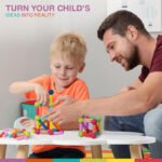 Anubhav Janni Magnetic Stick Building Block Sticks Blocks Kids Toys Boys Educational Stem Learning Magnet Balls Game Set Girls Jumbo Size Girls Magnetic Multicolor (Pack Of 1 Pcs , Set Of 42) - Image 5