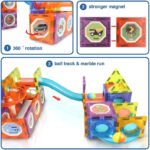 Anubhav Janni Light Magnetic Marble Blocks Run Set STEM Building Toy With LED Lights For Kids Educational Construction Game Boys Girls Track Girls (Pack Of 1 Pcs , 49) - Image 5