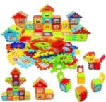 Anubhav Janni Big Size (72+36) My House Building Block Blocks Toy Set For Old Kids Boys Girls Multicolor Creating Includes Windows Making Educational Learning Age Durable (Pack Of 1 Pcs) - Image 5