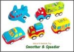 Anubhav Janni Fun Auto Autos Mini Medium Fun Autos Vehicle Pull Back Car Unbreakable Toys Friction Power Push  Cars Trucks Buses Planes For Toddlers Vehicles Go Crawling Toy (Set Of 5 Pcs) - Image 5