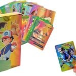 ZEKWON Pokemon Cards Pack 50 Pcs Playing Card Game for Kid All Rare Series V Max GX High HP Collection 10 Gold 10 Silver 10 Black 10 Rainbow 10 Rose Gold…