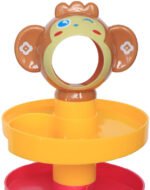 Anubhav Janni Roll Ball Toy Fun Interactive Rolling Game Kids Swirling Ramp Rattle Balls Stack Go Development Educational Toys Baby Toddler Monkey Babies Toddlers (Pack Of 1 Pcs) - Image 6
