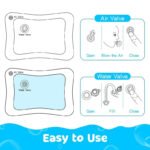Anubhav Janni Water Mat Baby Kids Play Toys Inflatable Tummy Time Leakproof And Toddlers Perfect Fun Activity Mat Center Indoor Outdoor For Ice Pad Thick PVC Material (Pack Of 1 Pcs) - Image 6