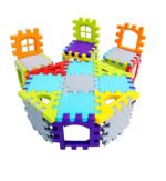 Anubhav Janni Big Size (72+36) My House Building Block Blocks Toy Set For Old Kids Boys Girls Multicolor Creating Includes Windows Making Educational Learning Age Durable (Pack Of 1 Pcs) - Image 6