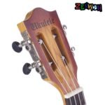 4 String Acoustic Décor Guitar Children's Educational Musical Instrument Child Learning Brown Best Gift 24 Inch Kids Keep Tone Picks Strap Ability Beginner Sound (24 Inch) - Image 2