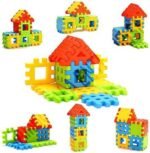 Anubhav Janni Big Size (72+36) My House Building Block Blocks Toy Set For Old Kids Boys Girls Multicolor Creating Includes Windows Making Educational Learning Age Durable (Pack Of 1 Pcs) - Image 7