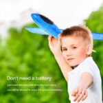 Anubhav Janni Led Light Foam Plane With LED Light Dual Flight Mode Glider Large Throwing Children's Kids Airplane Toy Glider Flying Launcher Aircraft Outdoor Gift Boys Girls (Pack Of 1 Pcs) - Image 8