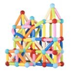Anubhav Janni Magnetic Stick Building Block Sticks Blocks Kids Toys Boys Educational Stem Learning Magnet Balls Game Set Girls Jumbo Size Girls Magnetic Multicolor (Pack Of 1 Pcs , Set Of 25) - Image 8