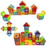 Anubhav Janni Big Size (72+36) My House Building Block Blocks Toy Set For Old Kids Boys Girls Multicolor Creating Includes Windows Making Educational Learning Age Durable (Pack Of 1 Pcs) - Image 9