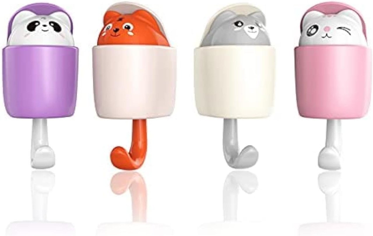 Anubhav Janni Cartoon Animal Key Holder Hook Magic Creative Coat Squirrel Shape Hanger Utility Hooks Hat Gift Brown Shaped Wall Cute Kids Room Living Bedroom Home Decoration (Pack Of 1 Pcs) Anubhav Janni Cartoon Animal Key Holder Hook Magic Creative Coat Squirrel Shape Hanger Utility Hooks Hat Gift Brown Shaped Wall Cute Kids Room Living Bedroom Home Decoration (Pack Of 1 Pcs) - Image 1