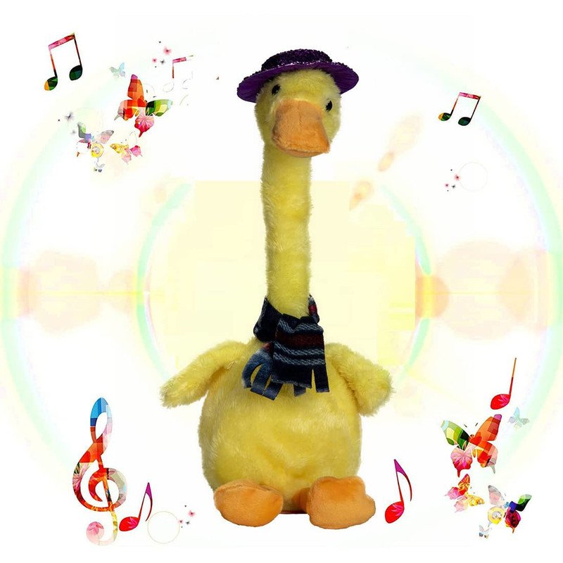 Anubhav Janni Duck Dancing Toy Interactive Talking Singing Companion Imitating Toddlers Perfect Cactus Can Sing Talk Record Repeat What You Say Decor Kids Adult Cute Recording (Pack Of 1 Pcs) Anubhav Janni Duck Dancing Toy Interactive Talking Singing Companion Imitating Toddlers Perfect Cactus Can Sing Talk Record Repeat What You Say Decor Kids Adult Cute Recording (Pack Of 1 Pcs) - Image 1