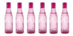Anubhav Janni Zig Zag Water Bottle BPA Free Plastic Bottle Leak Proof Firm Grip 100% Food Grade Bottles For Home Office Freezer Fridge Set Sports School Travelling Gym Yoga (Pack Of 1 Pcs)
