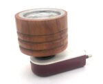 Anubhav Janni Wooden Kapoordani Electric Kapoor Dani Stand Incense Burner Dhoop Burner Camphor Aroma Diffuser Direct Plug Incense Burner Camphor Many Safety Features Home Office (Pack Of 1 Pcs)
