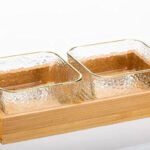 Anubhav Janni Dry Fruit Bowl 1 Wooden Plate Set Tray Home Restaurant Dessert Serving Mukhwas Fancy Candy Elegant Snack Kitchen Plate Stylish Tableware Snacks Nuts Decorative Nuts (Pack Of 1 Pcs)