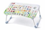 Anubhav Janni Alphabet Laptop Table Printed Carton Wooden Study Desk For Kids Foldable Portable Bed Large Activity Non Slip Legs Multipurpose Breakfast Tray Picnic Office Home (Pack Of 1 Pcs)