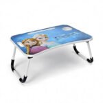 Anubhav Janni Frozen Laptop Table Printed Carton Multipurpose Foldable Study Wooden Writing Desk Bed Sofa Floor Portable Students Home Office Work Table Breakfast Portable (Pack Of 1 Pcs)