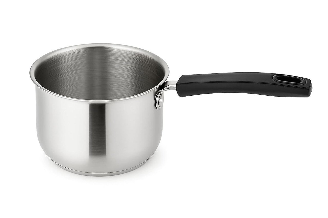 Anubhav Janni Sauce Pan Stainless Steel Russian Saucepan Tea Saucepan For Milk Tea Boiling Tea Coffee Soup Butter Mini Stove Durable Rust Free Easy to Clean Cookware Kitchen (Pack Of 1 Pcs) Anubhav Janni Sauce Pan Stainless Steel Russian Saucepan Tea Saucepan For Milk Tea Boiling Tea Coffee Soup Butter Mini Stove Durable Rust Free Easy to Clean Cookware Kitchen (Pack Of 1 Pcs) - Image 1