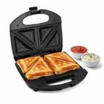 Anubhav Janni Sandwich Toaster Maker For Grilling Toasting Non Stick Dual Grill Plates Quick Even Heating Cool Touch Handle Press Lock Smart Light Indicator Easy To Clean (Pack Of 1 Pcs)