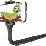 Anubhav Janni Cute Worm Lazy Mobile Holder Phone Multi Functional Bracket Octopus Triangle Powerful Adsorption Home Bicycle Snake Shape Suction Holder Flexible Cell Mount (Pack Of 1 Pcs)