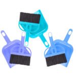 Anubhav Janni Mini Dustpan Set Brush Hand Broom Cute Little Whisk Camping Keyboard Table Desk Window Gaps Small Messes Kids Cat Dog  Home Cleaning Shelves Laptop Sofa Pet (Set Of 2 Pcs)