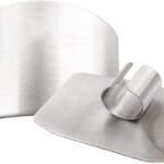 Anubhav Janni Stainless Steel Finger Protector Stainless Steel Finger Cutting Protector Hand Guard Safe Chopping Slice Kitchen Tool For Vegetables (pack Of 1 Pcs)