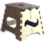 Anubhav Janni Mini Foldable Baby Stool Super Strong Folding Step To Support Adults And Safe Enough For Kids Opens Easy With One Flip Great Kitchen Bathroom Bedroom Kids Handle (Pack Of 1 Pcs)