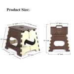 Anubhav Janni Mini Foldable Baby Stool Super Strong Folding Step To Support Adults And Safe Enough For Kids Opens Easy With One Flip Great Kitchen Bathroom Bedroom Kids Handle (Pack Of 1 Pcs) - Image 7