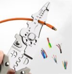 Anubhav Janni Wire Stripper Cutter (pakkad) All In 1 Multifunction Stainless Steel Stripper Wire Crimping Tool  Cutter Crimper Cable Stripper (Pack Of 1 Pcs) - Image 5
