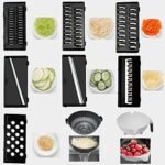 Anubhav Janni 9 In 1 Multi Function Rotate Vegetable Cutter Plastic In Multifunction Magic With Drain Basket Shredder Potato Slicer Kitchen Tool Blades Chopper Veggie Shredder (Pack Of 1 Pcs) - Image 3