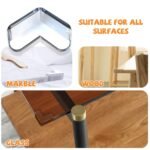 Anubhav Janni Edge Guard For Furniture Kids Safety Corner Silicone Protector Baby Bed Table Sharp Edges Child Guards Proofing Cushions Furniture Tables Dining Table (Pack Of 4 Pcs) - Image 4