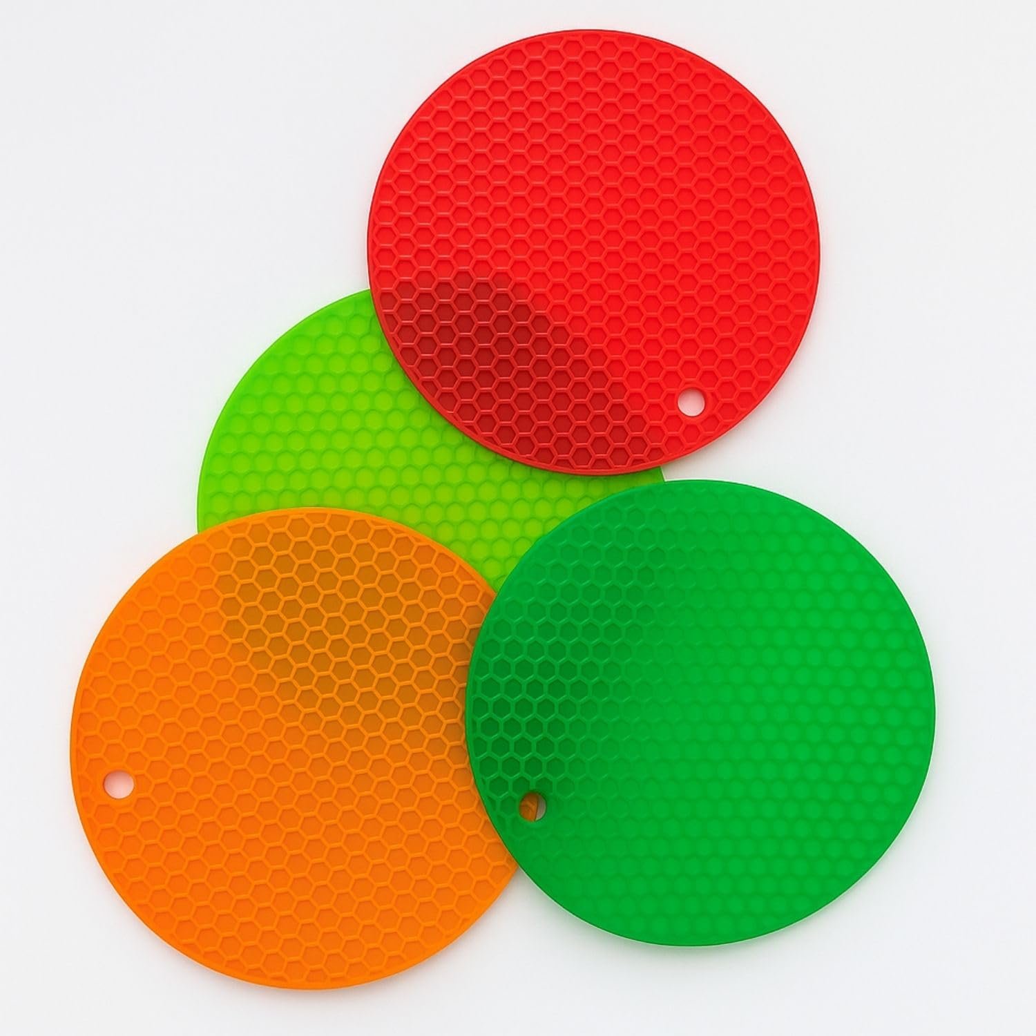 Anubhav Janni Kitchen Silicone Trivets Mat Mats Hot Mats For Dining Table Mat Utensils Heat Resistant Non Slip Trivet Mats Food Grade Silicon (Set Of 4 Pcs) Anubhav Janni Kitchen Silicone Trivets Mat Mats Hot Mats For Dining Table Mat Utensils Heat Resistant Non Slip Trivet Mats Food Grade Silicon (Set Of 4 Pcs) - Image 1