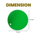 Anubhav Janni Kitchen Silicone Trivets Mat Mats Hot Mats For Dining Table Mat Utensils Heat Resistant Non Slip Trivet Mats Food Grade Silicon (Set Of 4 Pcs) - Image 4