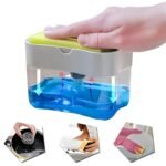 Anubhav Janni Soap Pump Dispenser For Dishwasher Liquid Sponge Holder Free Sponge Dish Kitchen Sink Countertop Bathroom Accessories With Items Dish Organiser Kitchen Wall   (Pack Of 1 Pcs) - Image 7