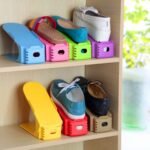 Anubhav Janni Plastic Adjustable Shoes Slots Shoe Organizer Space Saver Double Deck Rack For Closet Organization Heel Collector Holder Webline (Pack Of 2 Pcs) - Image 5