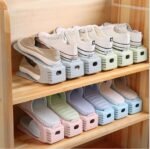Anubhav Janni Plastic Adjustable Shoes Slots Shoe Organizer Space Saver Double Deck Rack For Closet Organization Heel Collector Holder Webline (Pack Of 2 Pcs) - Image 6