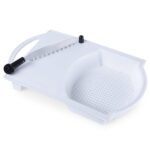 Anubhav Janni Plastic Cut N Wash Board Stainless Steel Blade Cutting Deluxe Fantastique Vegetable And Fruit Cutter Abhani Sons (Pack Of 1 Pcs)