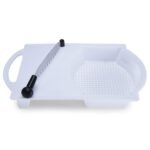 Anubhav Janni Plastic Cut N Wash Board Stainless Steel Blade Cutting Deluxe Fantastique Vegetable And Fruit Cutter Abhani Sons (Pack Of 1 Pcs) - Image 2