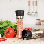 Anubhav Janni Glass Salt Pepper Grinder And Mill Set Bottle With Adjustable Coarseness Refillable Spice For Home Kitchen Cooking Barbecue Party Everyday Meal Seasoning (Pack Of 1 Pcs) - Image 8