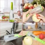 Anubhav Janni Vegetable Peeler With Container With Peel Catcher Abs Plastic And Stainless Steel Smart Multifunctional Fruit For Kitchen Container Dishwasher Safe  (Pack Of 1 Pcs) - Image 5