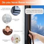 Anubhav Janni Door Weather Strip Draught Excluder for Doors Self Adhesive Foam Draft Windows Insulation Stripping Seal Strip. ( pack of 1 ) - Image 3