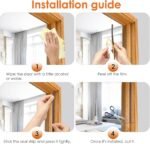 Anubhav Janni Door Weather Strip Draught Excluder for Doors Self Adhesive Foam Draft Windows Insulation Stripping Seal Strip. ( pack of 1 ) - Image 6