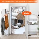 Anubhav Janni Door Weather Strip Draught Excluder for Doors Self Adhesive Foam Draft Windows Insulation Stripping Seal Strip. ( pack of 1 ) - Image 7