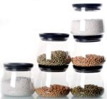 Anubhav Janni Handi Shape Kitchen Storage Plastic Containre (900ml) Shape Container Air Tight Lid For Rice Dal Jar Set Modular Unbreakable With Lid Rice Dal Flour (Pack Of 1 Pcs)