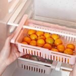 Anubhav Janni Refrigerator Sliding Bucketadjustable Storage Basket Expandable Fridge Rack Vegetable Organizer Tray Box Freeze Space Saver Drawer Kulfi Maker Buckets (Set 4 Pcs) - Image 3